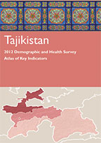 Cover of Tajikistan 2012 DHS - Atlas of Key Indicators (Russian) (English)