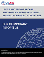 Cover of Levels and Trends in Care Seeking for Childhood Illness in USAID MCH Priority Countries (English)