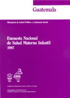 Cover of Guatemala DHS, 1987 - Final Report (Spanish)