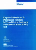 Cover of Morocco DHS, 1987 - Final Report (French)