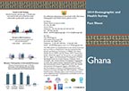 Cover of Ghana DHS 2014 Fact Sheet (English)