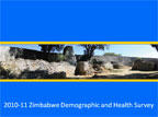 Cover of Zimbabwe: DHS, 2010-11 - Survey Presentations (English)
