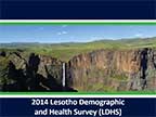 Cover of Lesotho: DHS, 2014 - Survey Presentations (English)