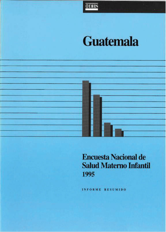 Cover of Guatemala DHS, 1995 - Summary Report (Spanish)