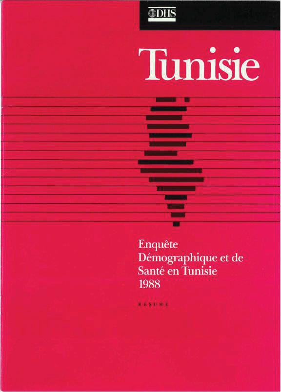 Cover of Tunisia DHS, 1988 - Summary Report (French)