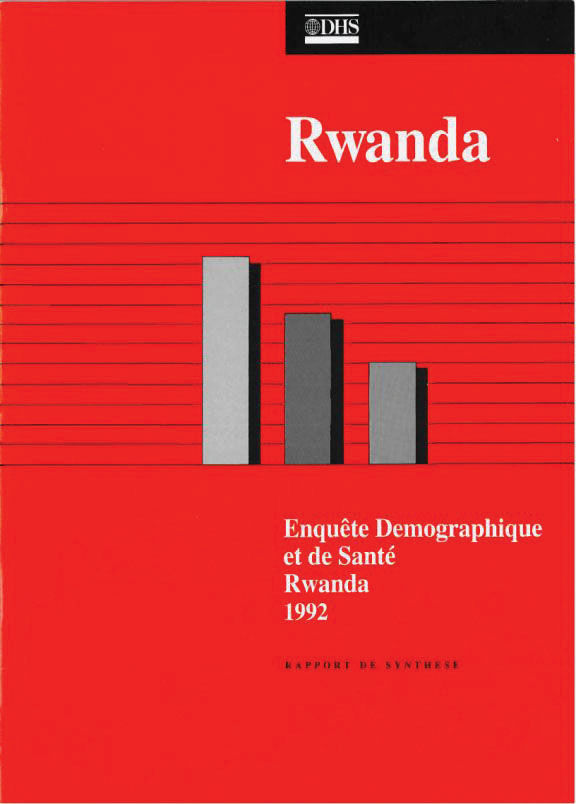 Cover of Rwanda DHS, 1992 - Summary Report (French)