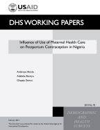 Cover of Influence of Use of Maternal Health Care on Postpartum Contraception in Nigeria (English)