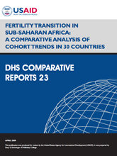 Comparative Report 23 - Fertility Transition in Sub-Saharan Africa: A Comparative Analysis of Cohort Trends in 30 Countries